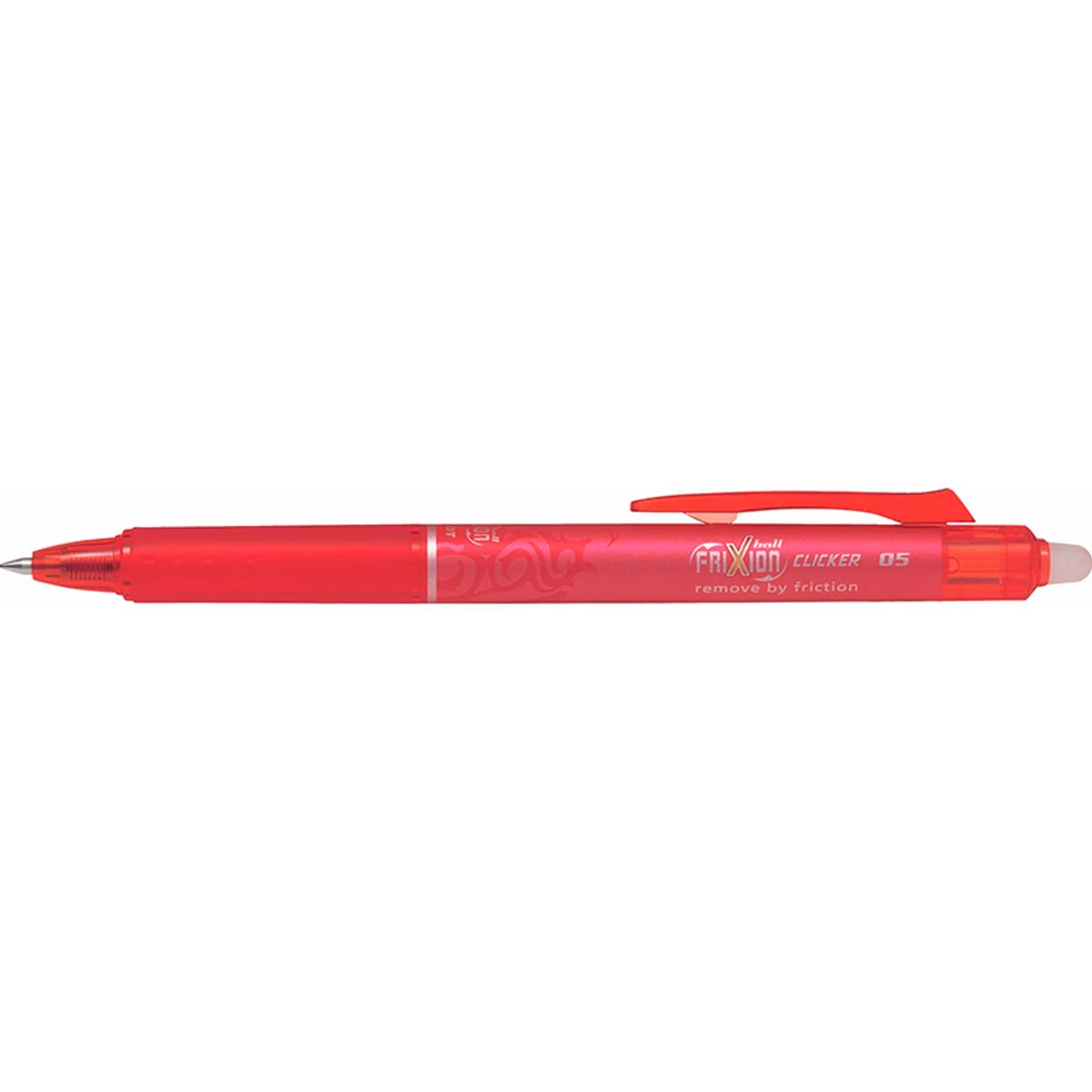 Pilot FriXion Clicker rød fine 0,5mm