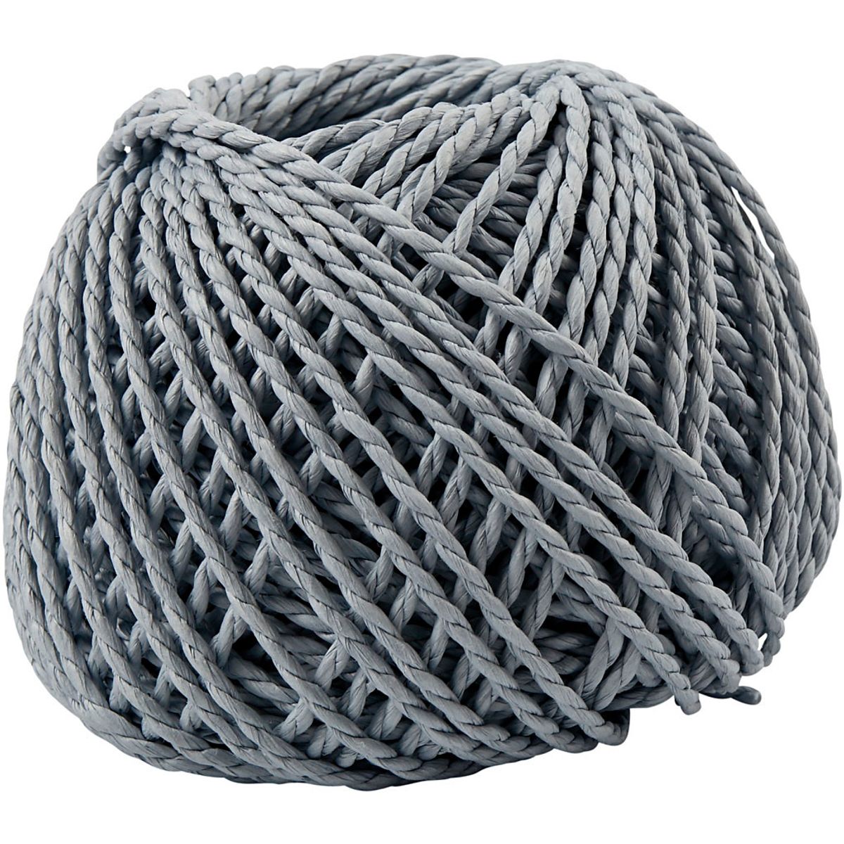 Paperyarn, 2,5-3 mm, lys blå, 150 g