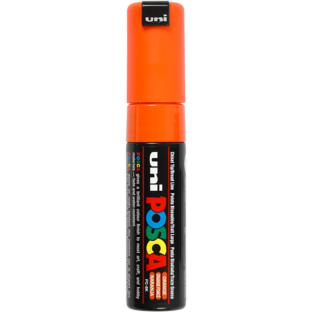 Uni Posca Marker, 8 mm streg, orange, br