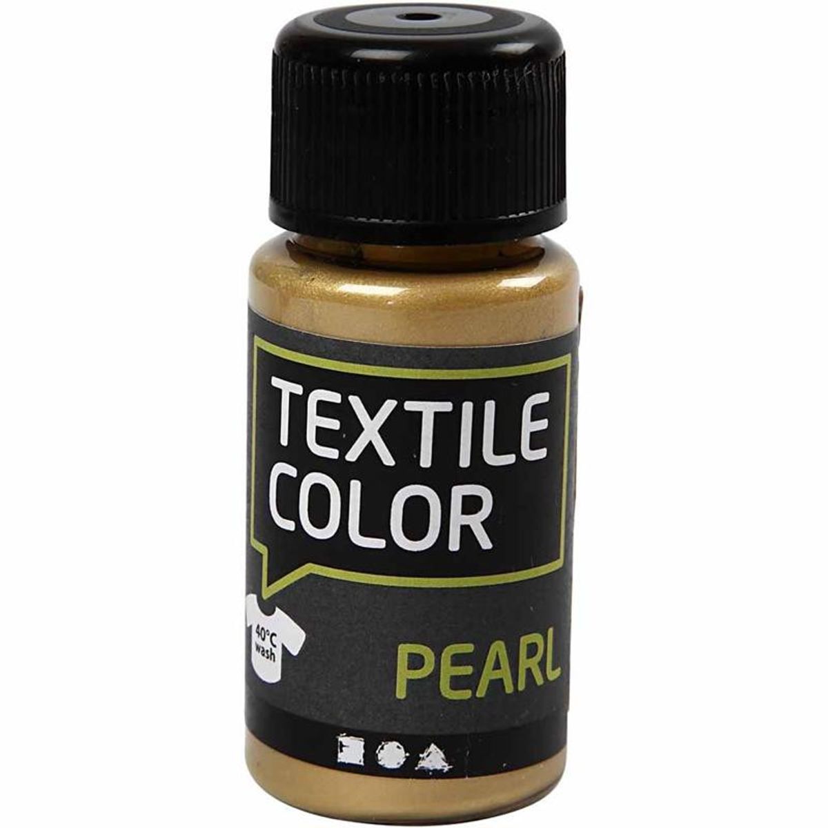 Textile Color, guld, pearl, 50 ml