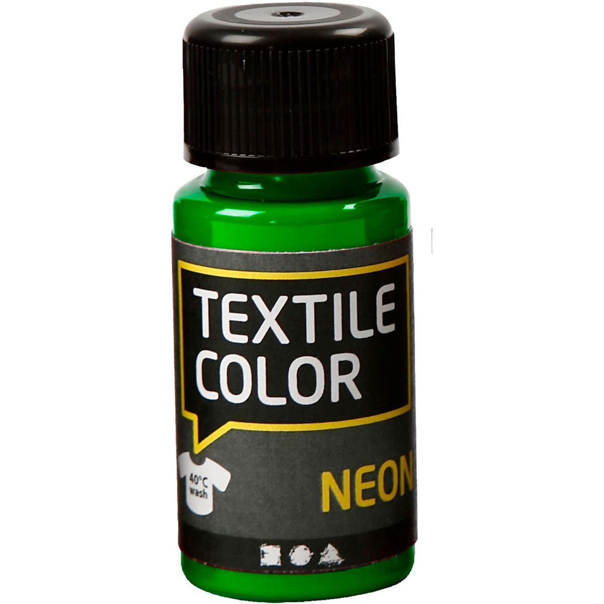 Textile Color, neon grøn, 50 ml