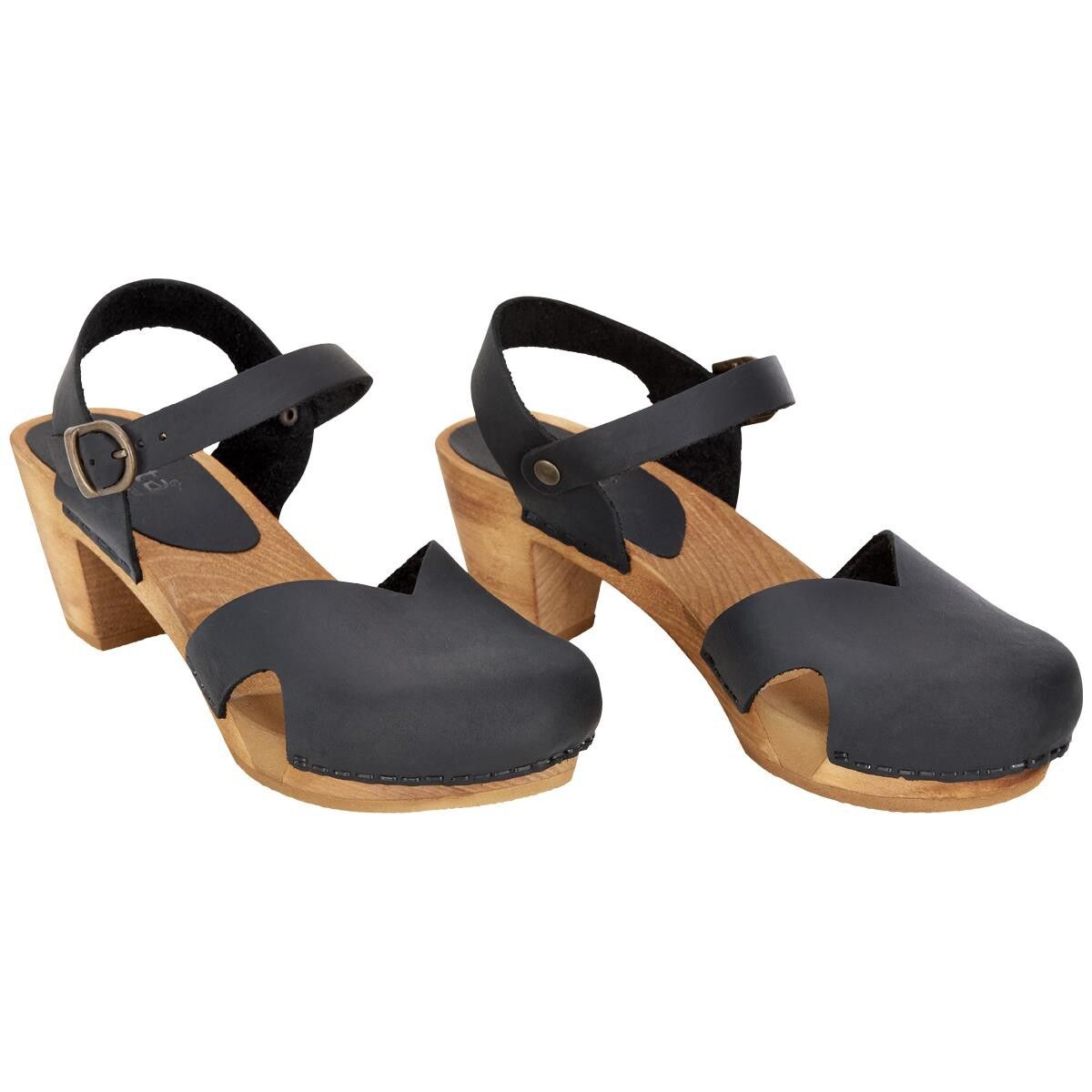 Sanita Matrix Flex Sandal Sort, Størrelse: 36, Dame