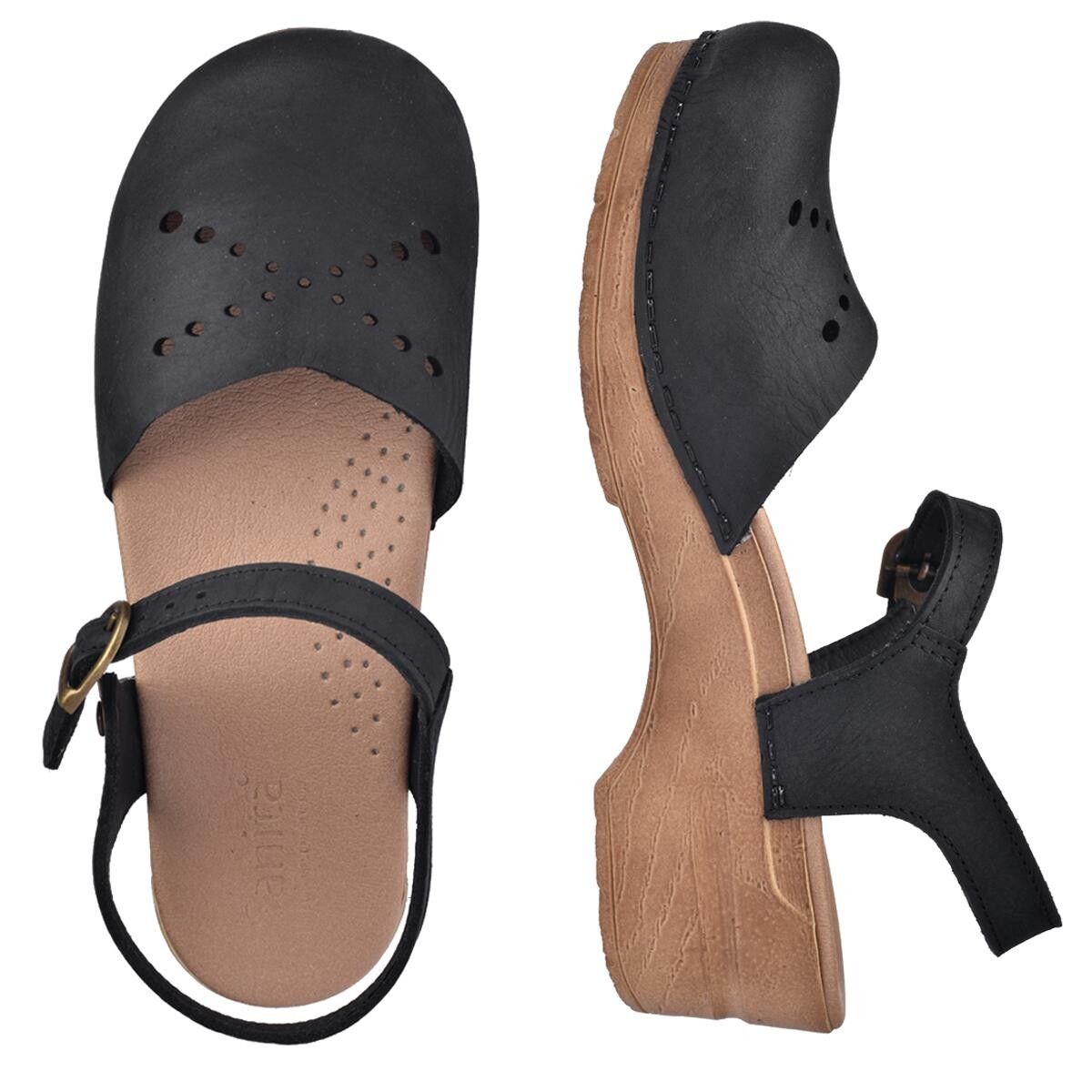 Sanita Original Sella Sandal Sort, Størrelse: 40, Dame