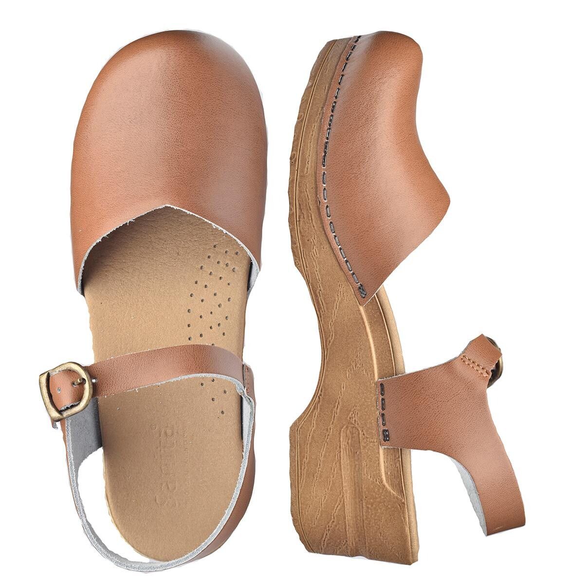 Sanita Original Sansi Sandal Brun, Størrelse: 36, Dame