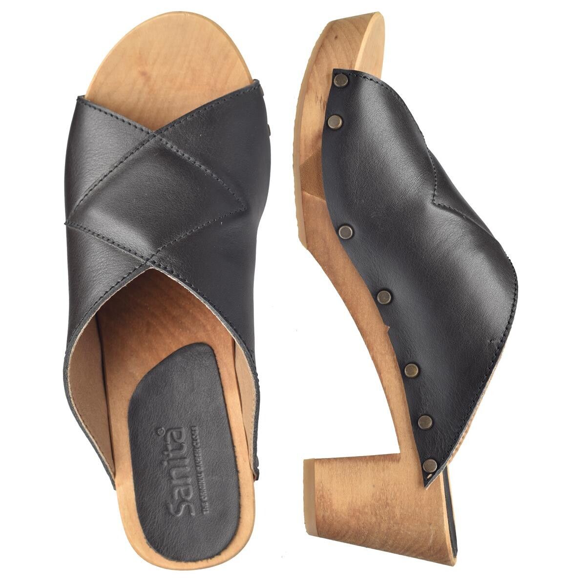 Sanita Kelo Flex Sandal Sort, Størrelse: 41, Dame