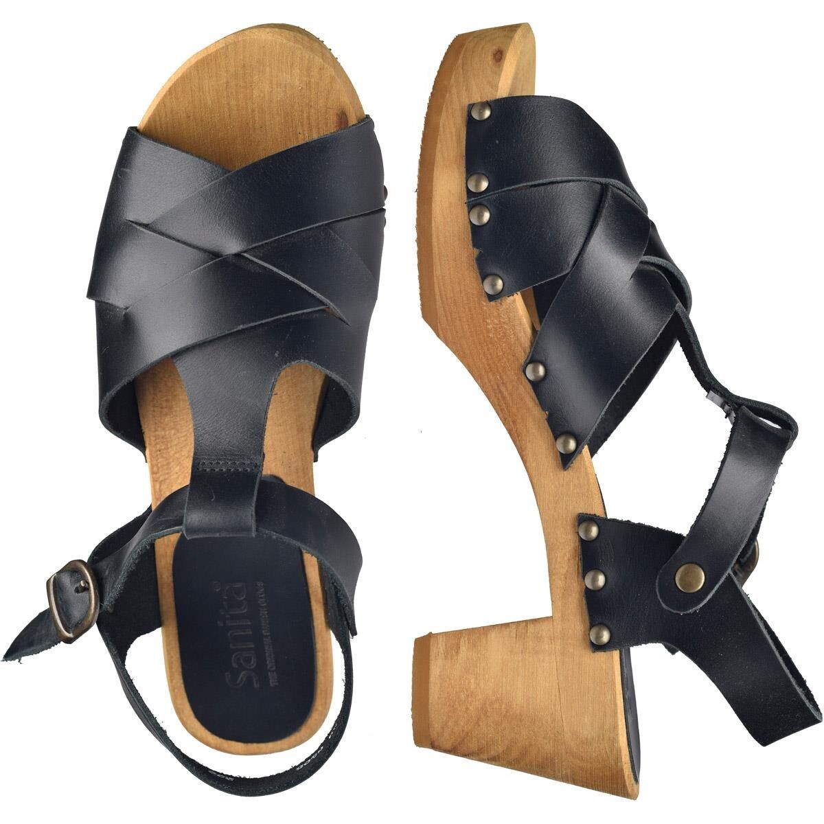 Sanita Falo Sandal Sort, Størrelse: 35, Dame