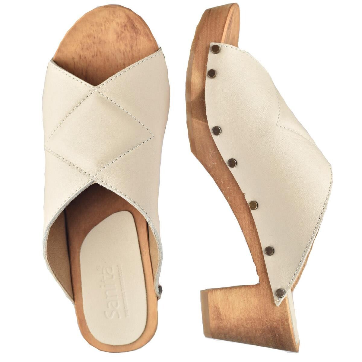 Sanita Kelo Flex Sandal Creme, Størrelse: 40, Dame