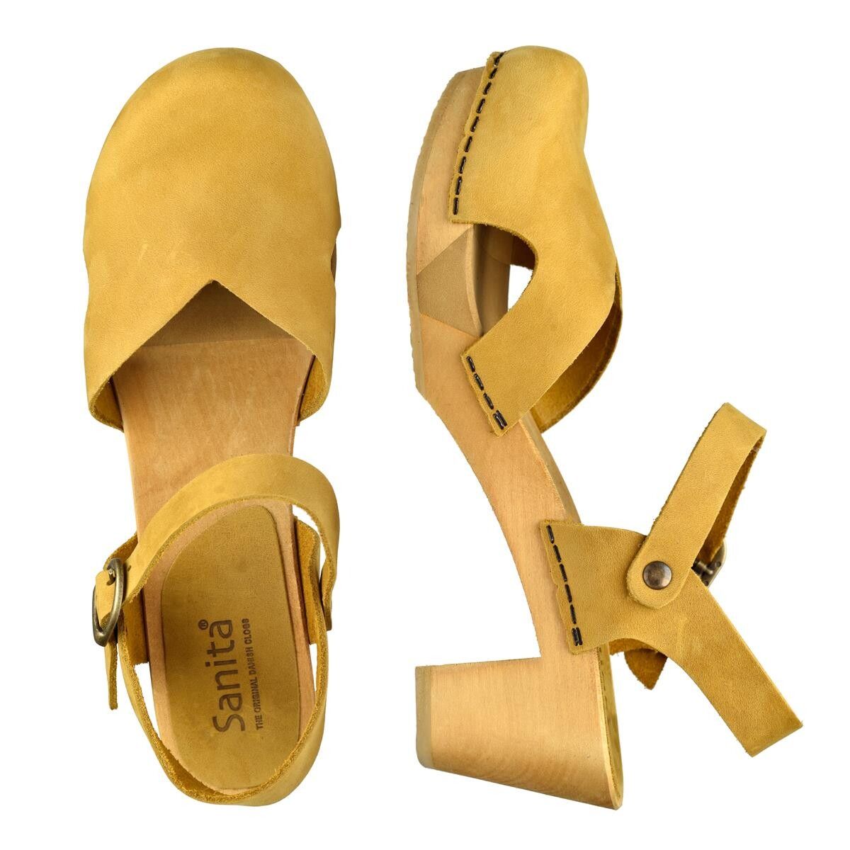 Sanita Matrix Flex Sandal Gul, Størrelse: 36, Dame