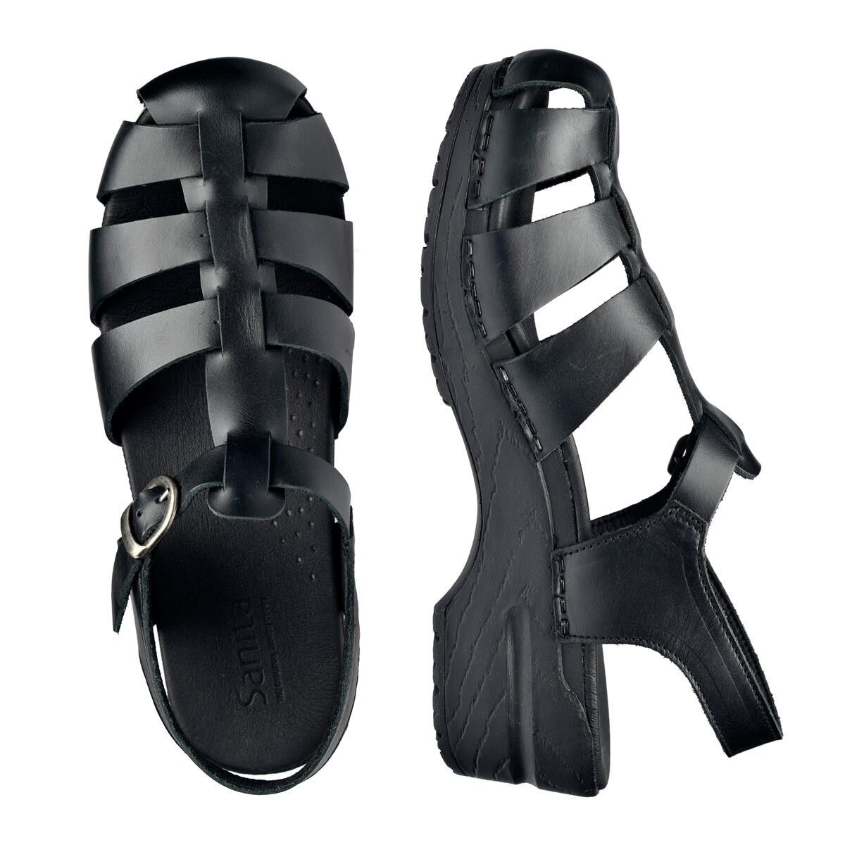 Sanita Original Semma Sandal Sort, Størrelse: 40, Dame