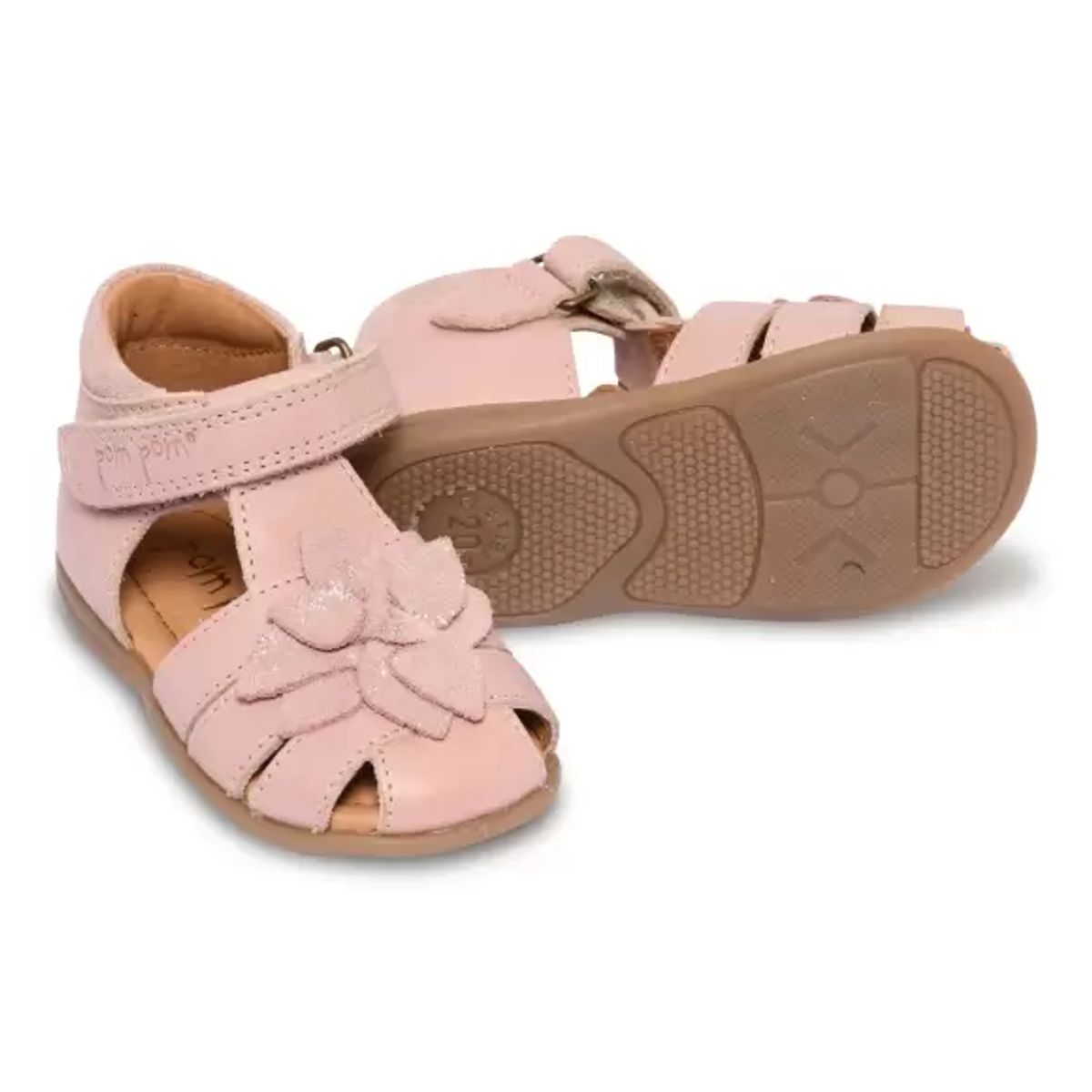 POM POM Starters Flower Velcro Sandal 1251