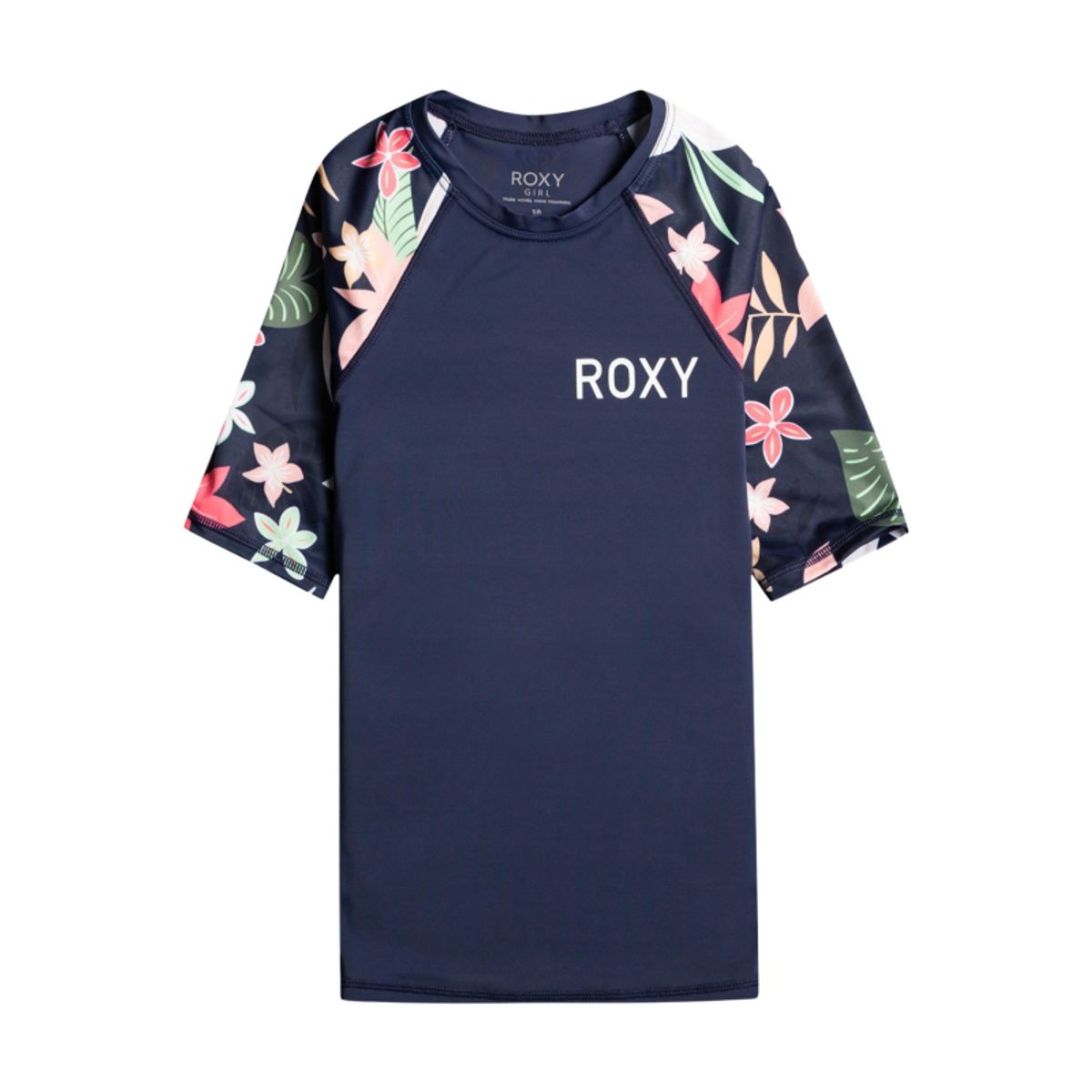 Roxy printed UV soltrøje mood indigo alma swim