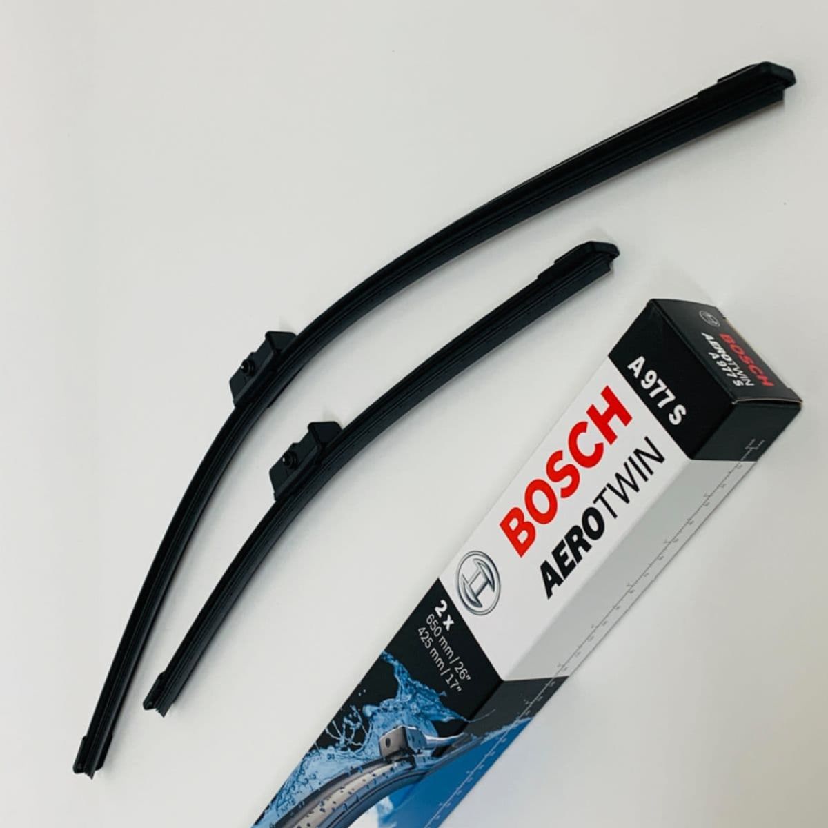 A977S Bosch Aerotwin Vinduesvisker / Fladblade sæt 65+42,5cm, til Peugeot 207 m.fl.