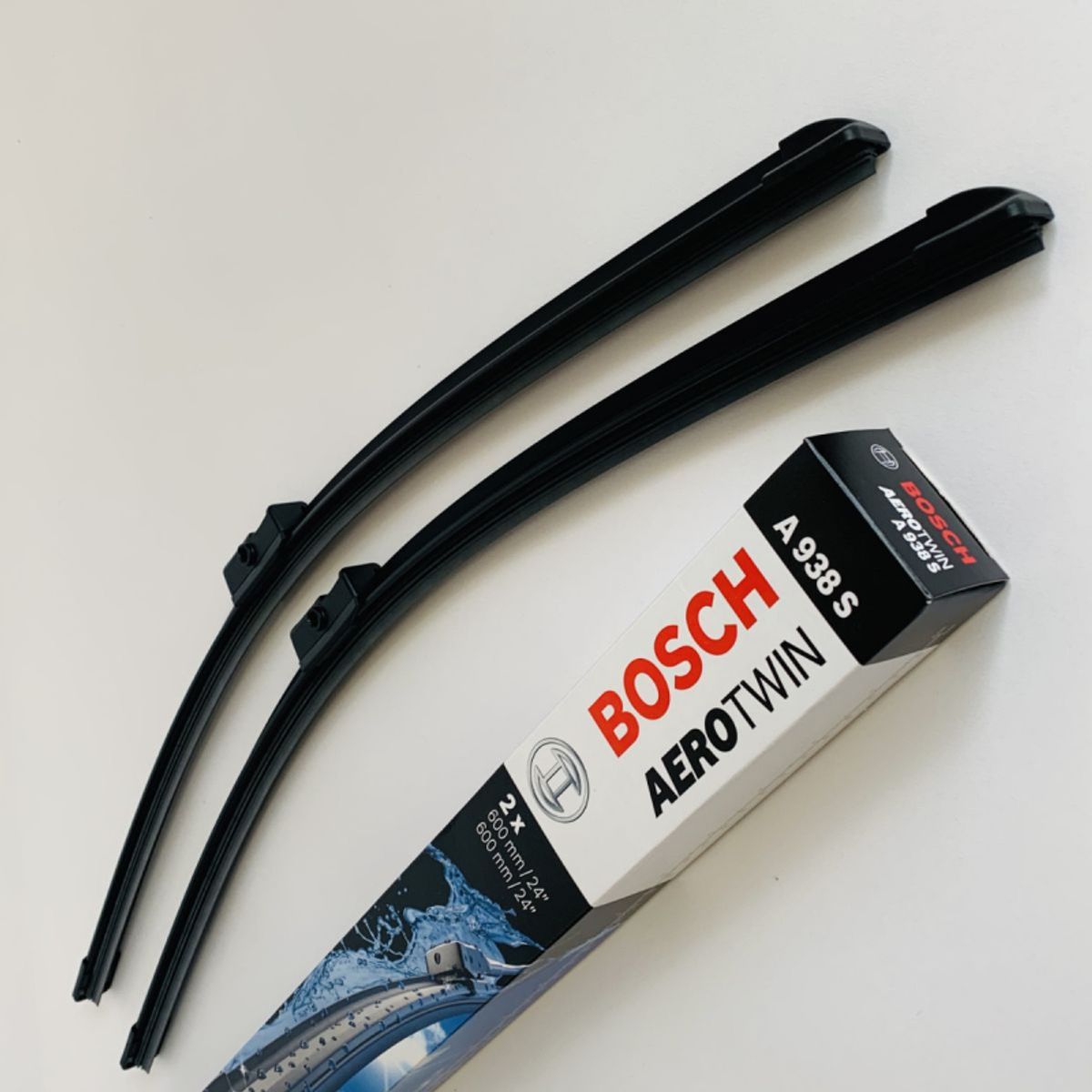 A938S Bosch Aerotwin Vinduesvisker / Viskerblade sæt på 60+60cm passer til MB & VW modeller