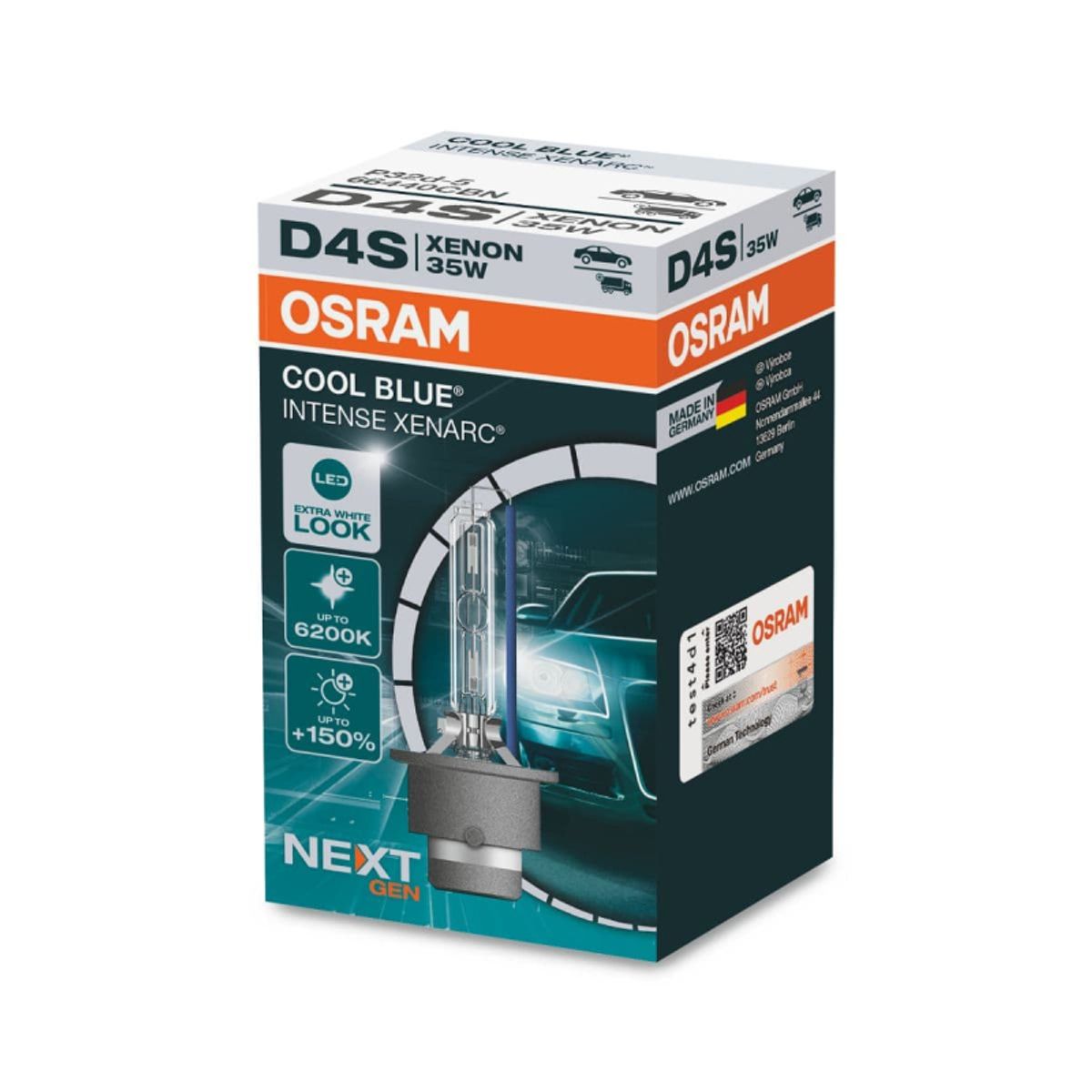 Osram D4S Cool Blue Intense Xenarc, NEXT GEN pære, 6200 Kelvin (1 stk)