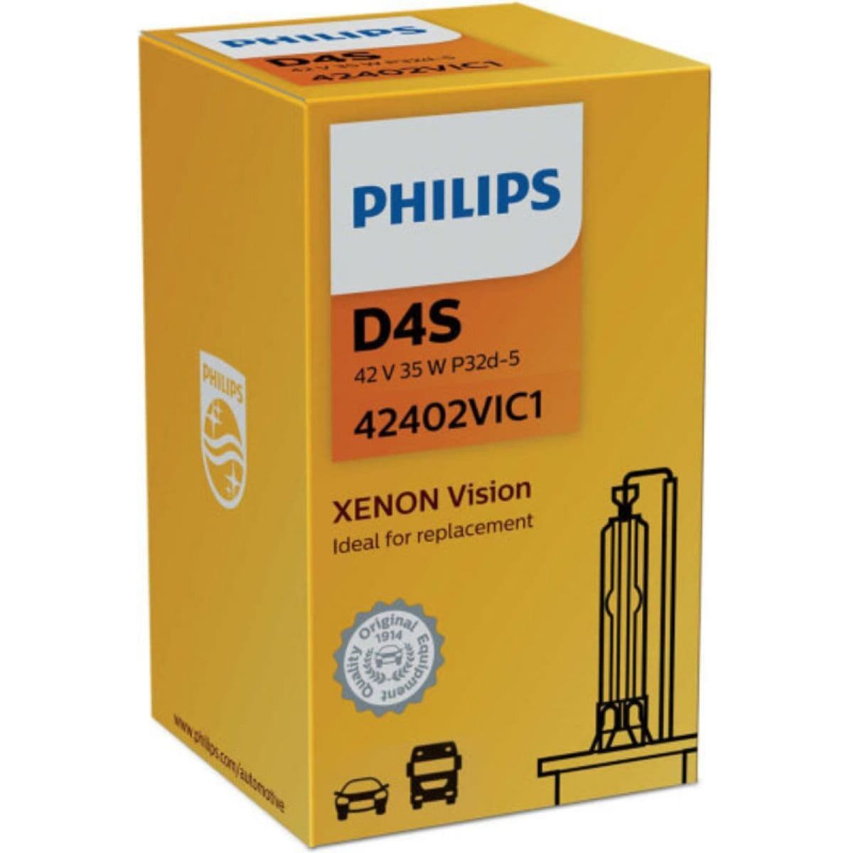 Philips D4S Vision Xenon pære, 4300 Kelvin (1 stk)