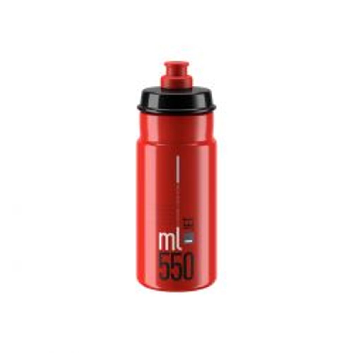 Elite Flaske JET red, grey Logo 550ml - Drikkeflaske