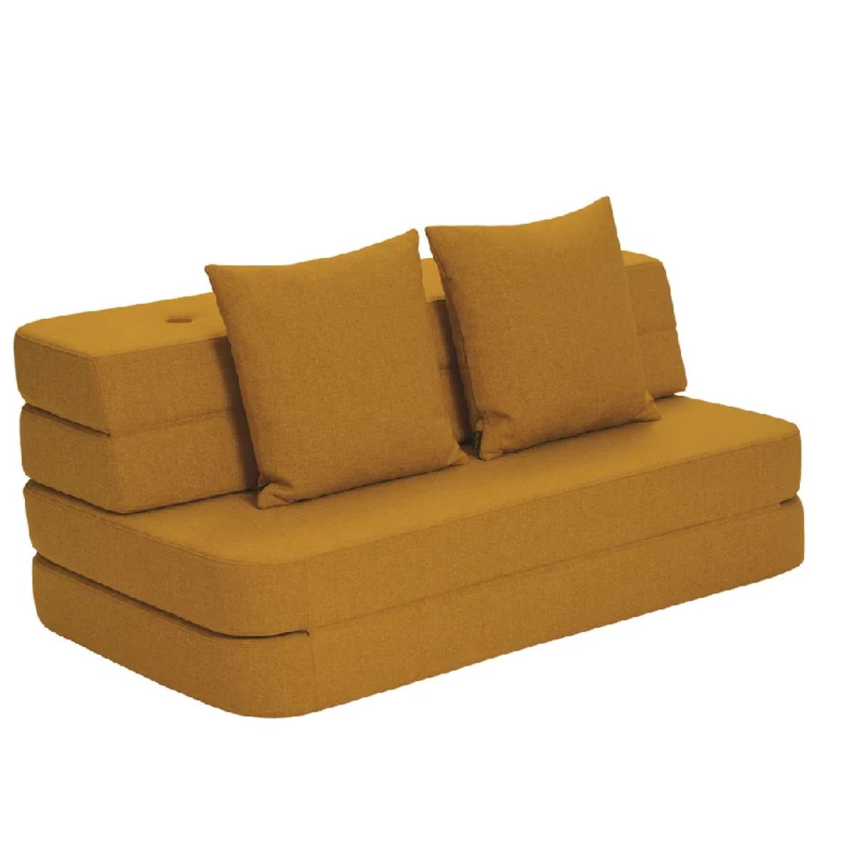 by Klipklap 3 Fold Sofa - Flere Farver - Mustard w. Mustard