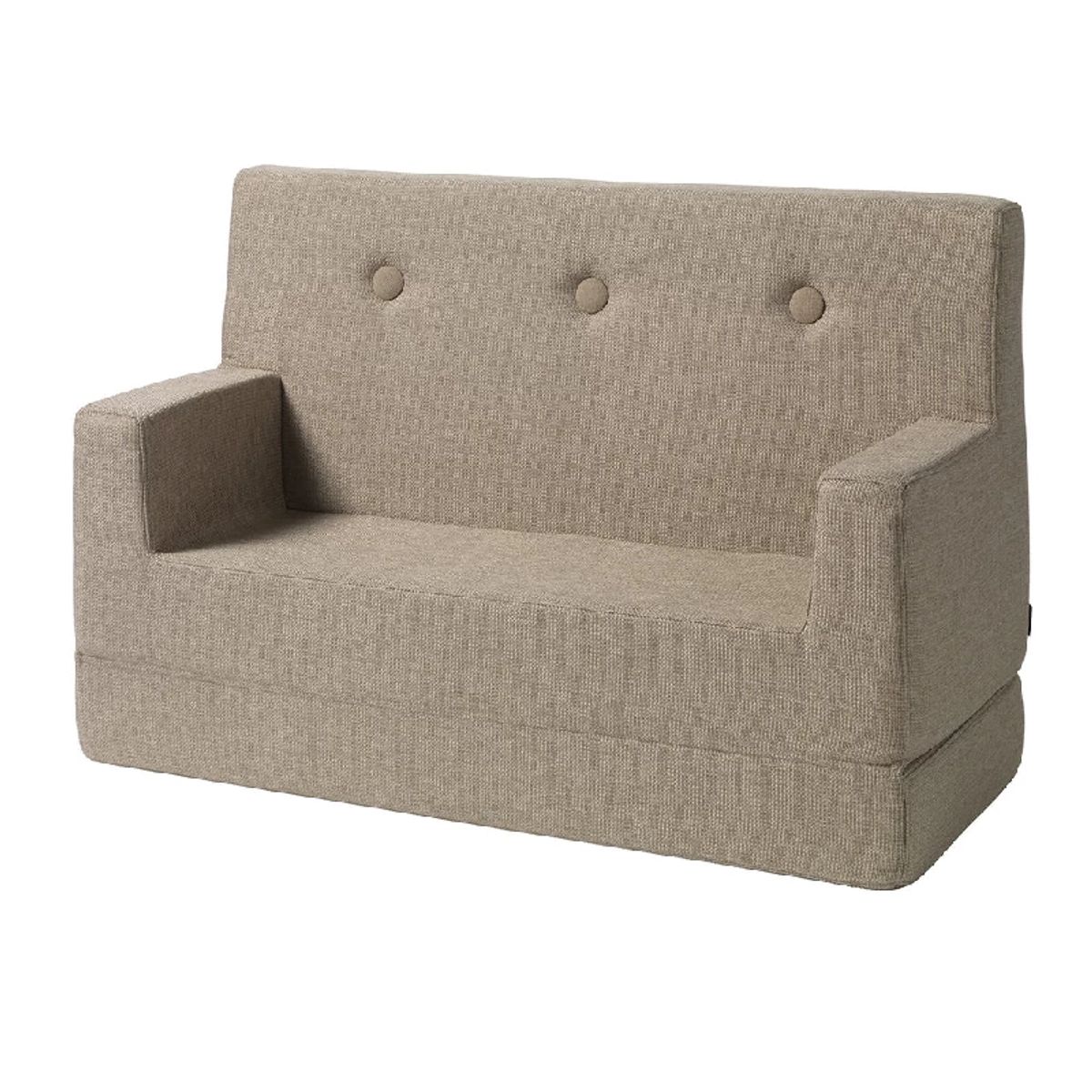 by Klipklap Kids Sofa - Flere Farver - Sand w. Sand