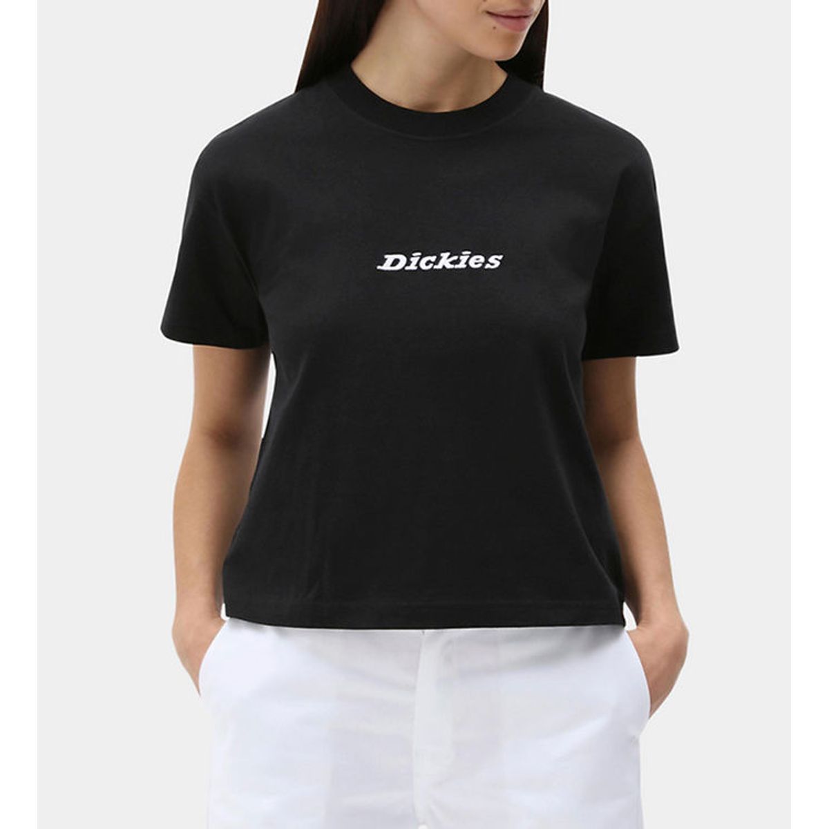 Dickies T-shirt - Cropped - Loretto - Sort