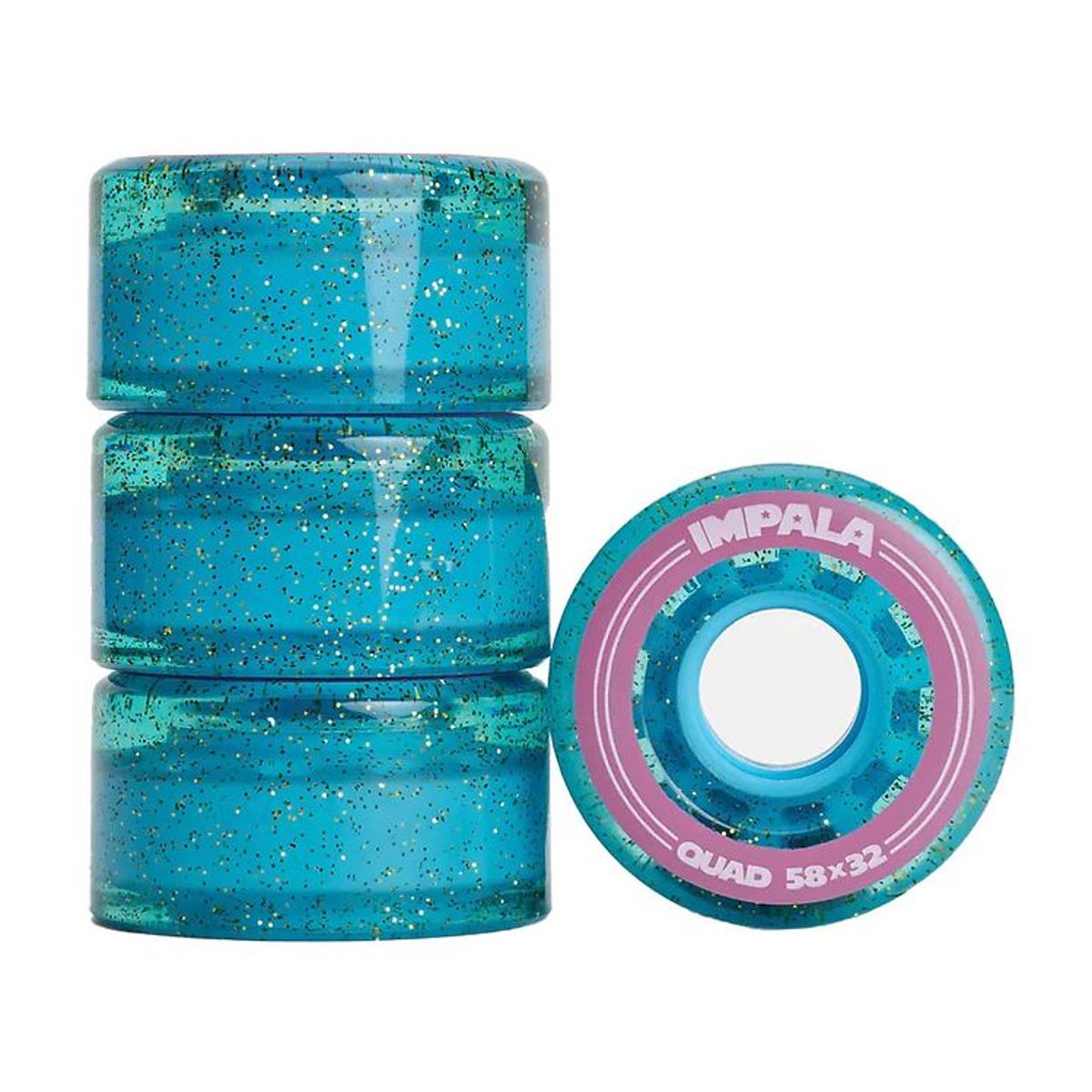 Impala Hjul - 4-pak - 58 mm - Holographic Glitter