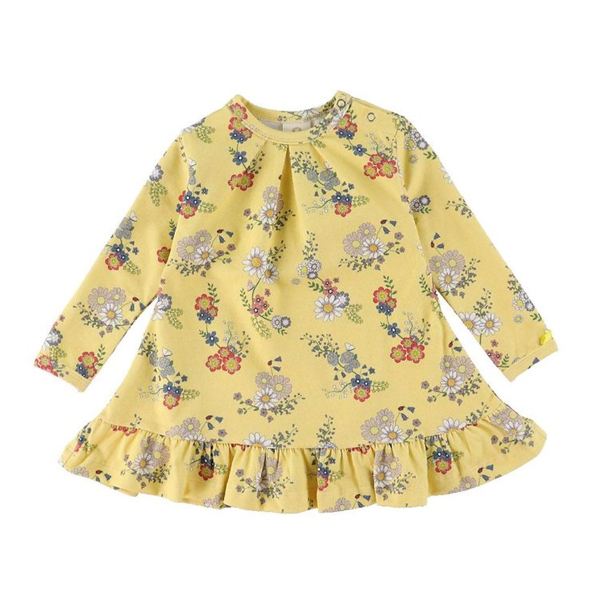 Smallstuff Kjole - Flower Garden - Soft Yellow