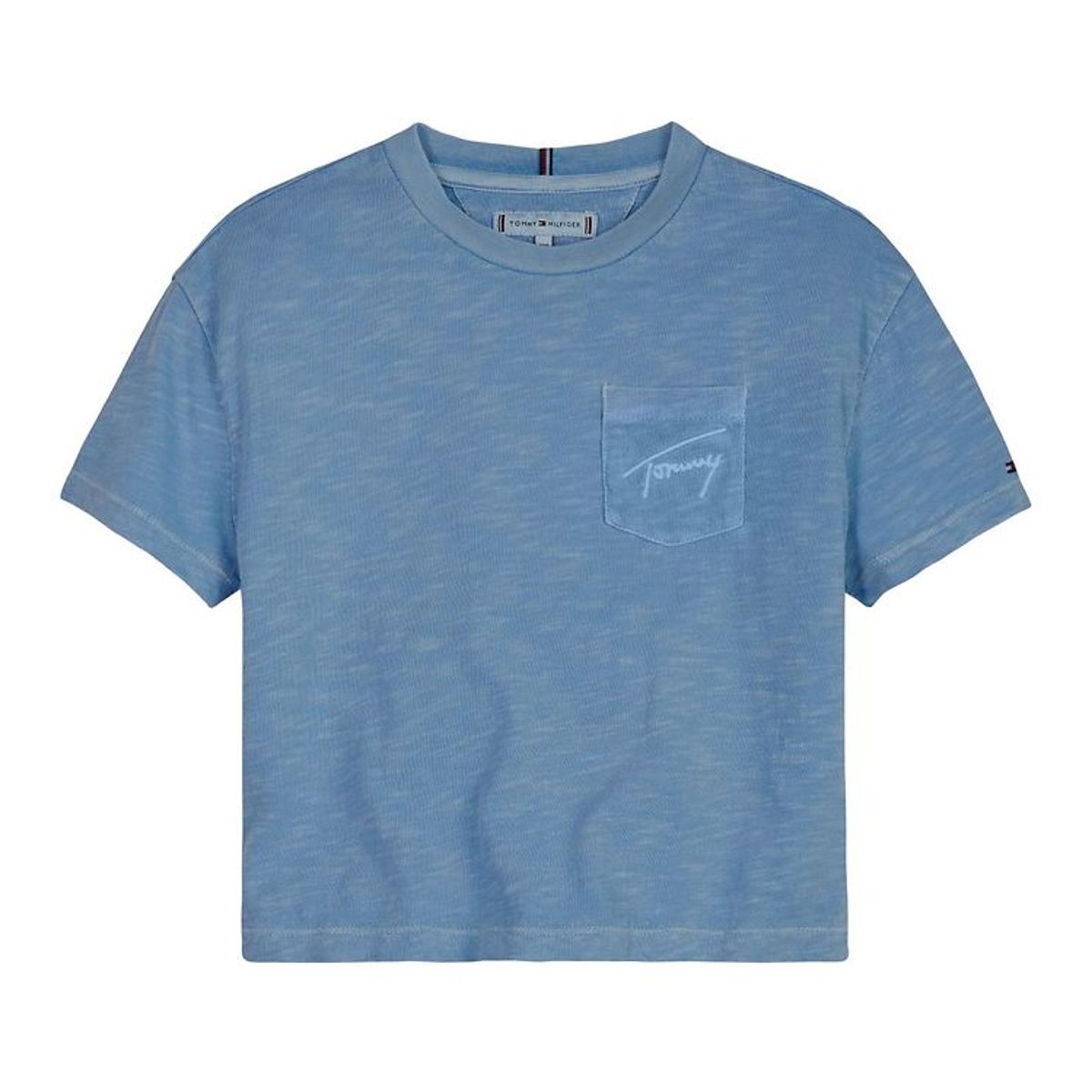 Tommy Hilfiger T-Shirt - Script Pocket - Blue Crush