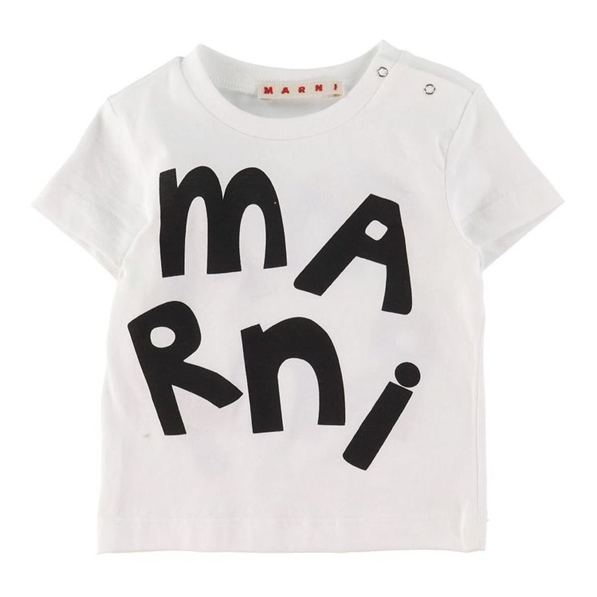 Marni T-shirt - Hvid m. Sort