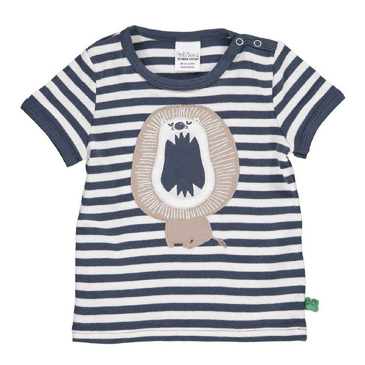 Freds World T-shirt - Animal Stripe - Midnight