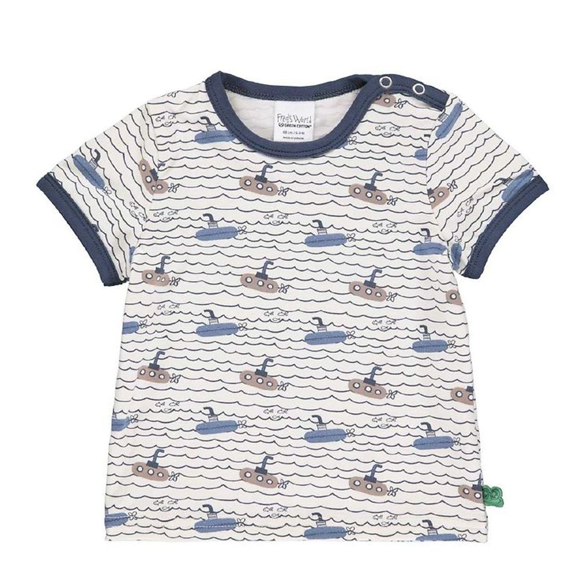 Freds World T-shirt - Submarine - Buttercream