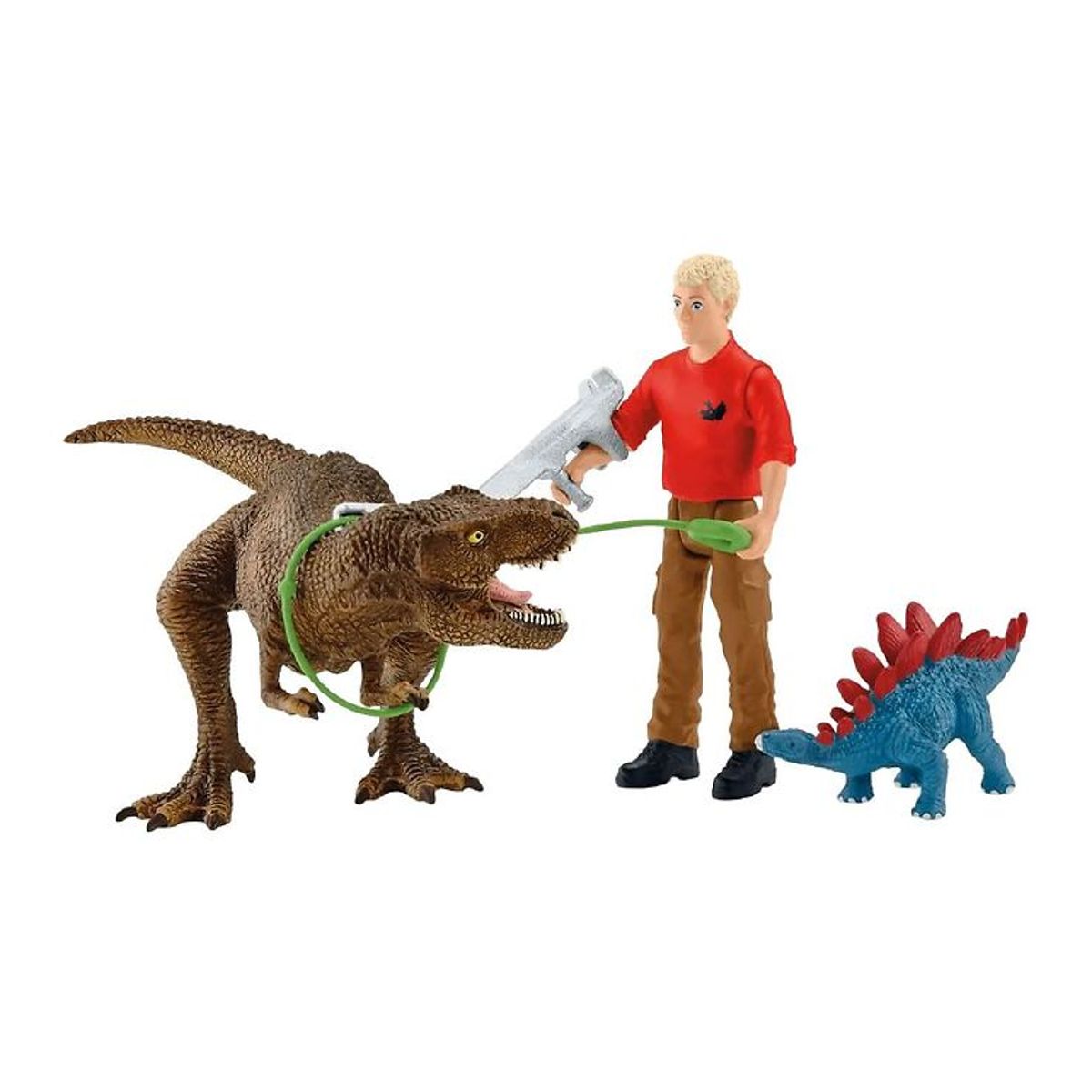 Schleich Dinosaurs - H: 7 cm - T-Rex Angreb 41465