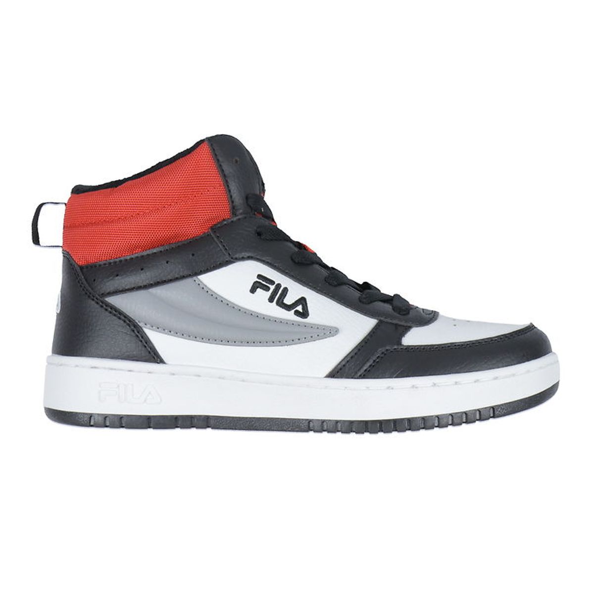 Fila støvler - Rega NF Mid - White/Black/Fila Red