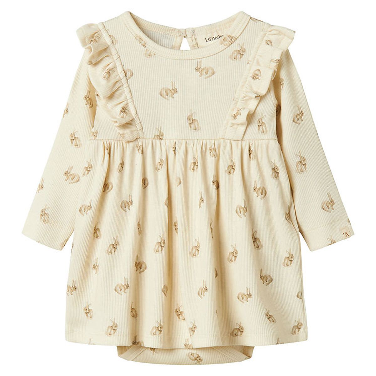 Lil Atelier Body l/æ - NbfLavo - Turtledove/Rabbit