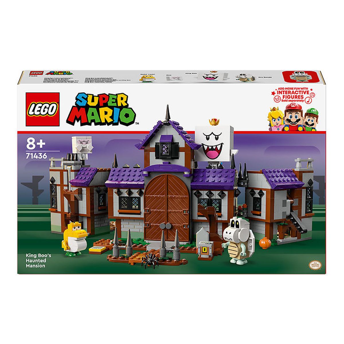 LEGO ® Super Mario - King Boos Hjemsøgte Palæ 71436 - 932 Dele