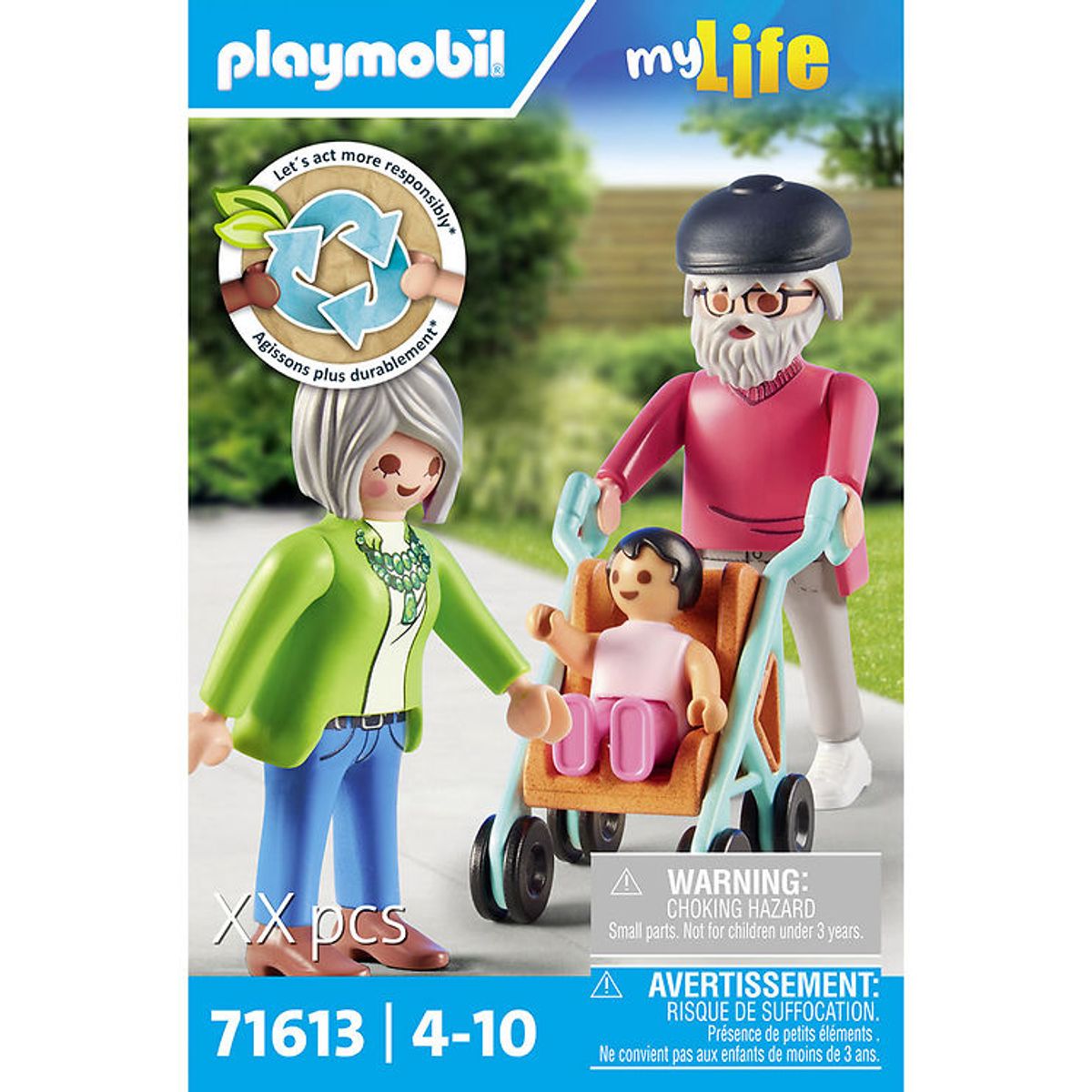 Playmobil My Life - Bedsteforældre med Baby - 71613 - 11 Dele