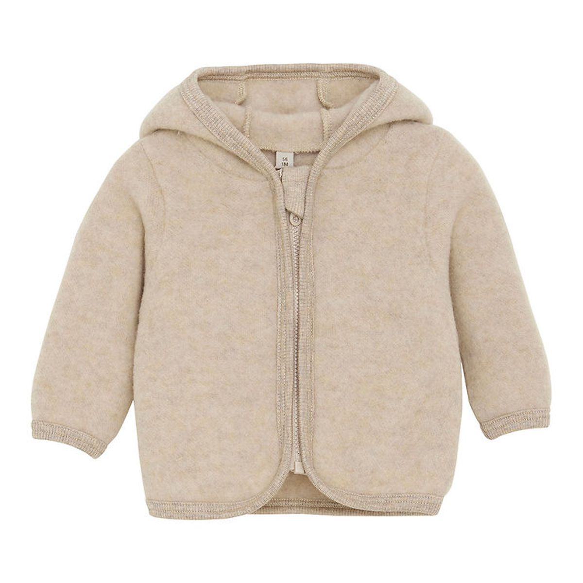 Huttelihut Cardigan - Uld Fleece - Camel Melange