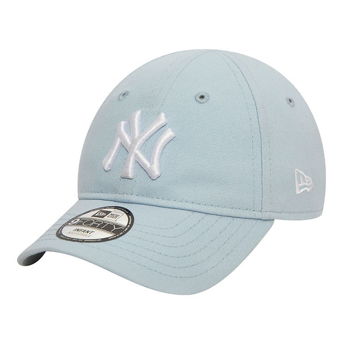 New Era Kasket - 9Forty - New York Yankees - Pastel Blå/Hvid