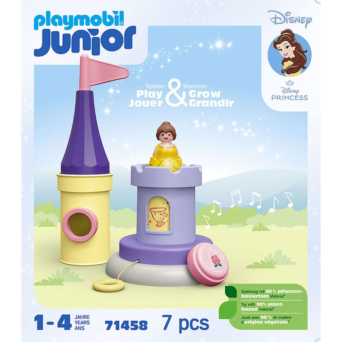 Playmobil Junior - Junior & Disney: Belles Legetårn Med Lyd - 71