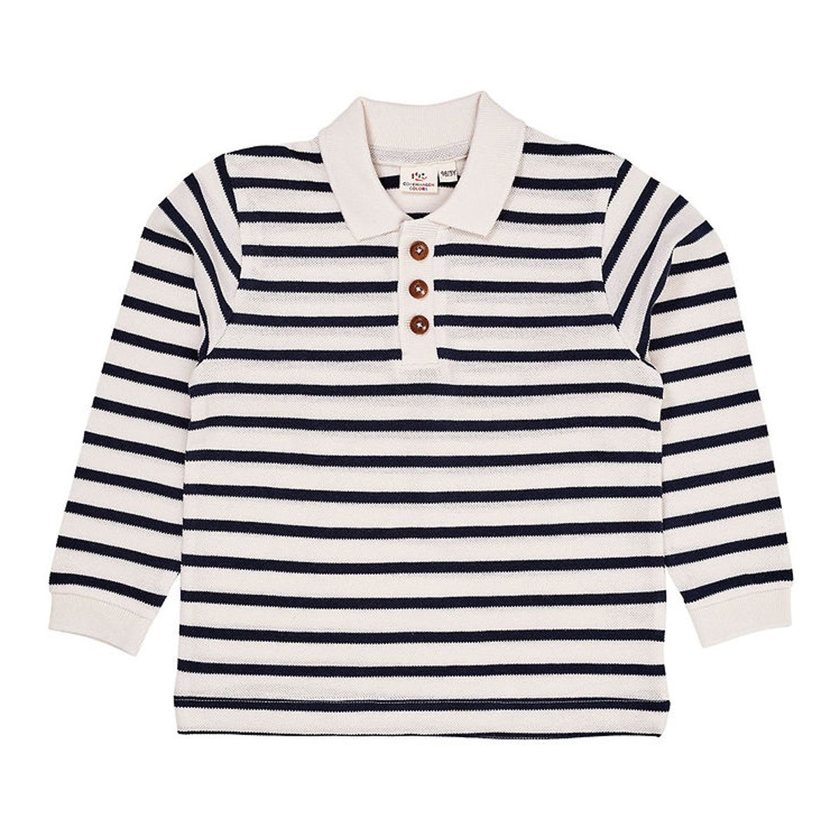 Copenahgen Colors Polo - Navy/Cream Stripe