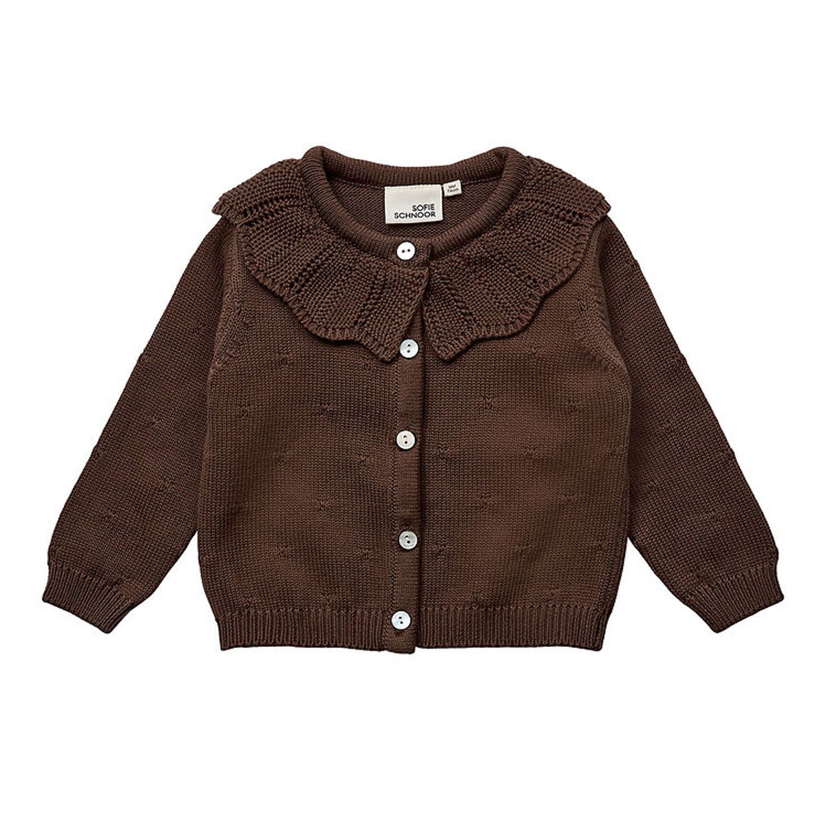 Sofie Schnoor Cardigan - Strik - Chocolate brown