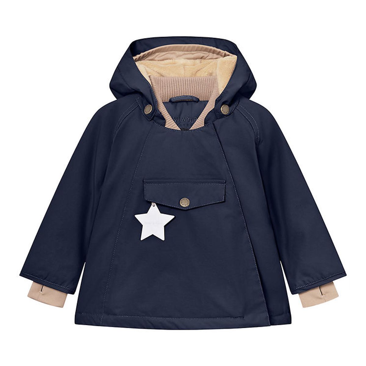 Mini A Ture Vinterjakke - Wang Fleece - Outer Space