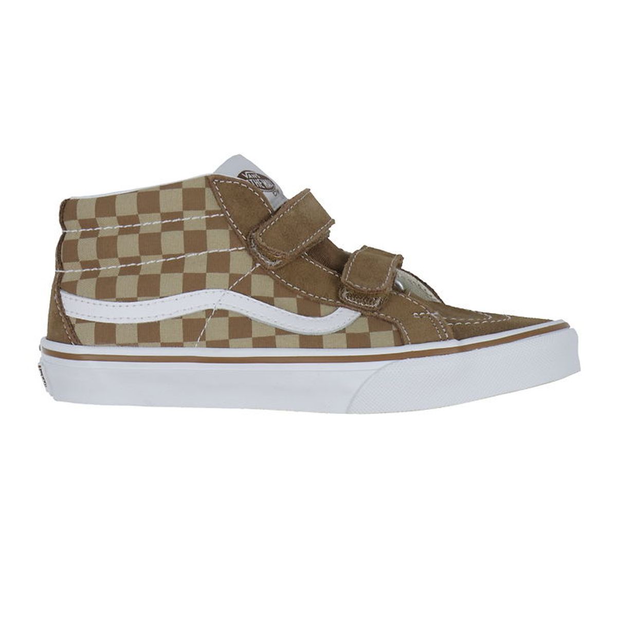 Vans Sko - SK8-Mid Reissue V Neutral - Checkerboard Brown/White