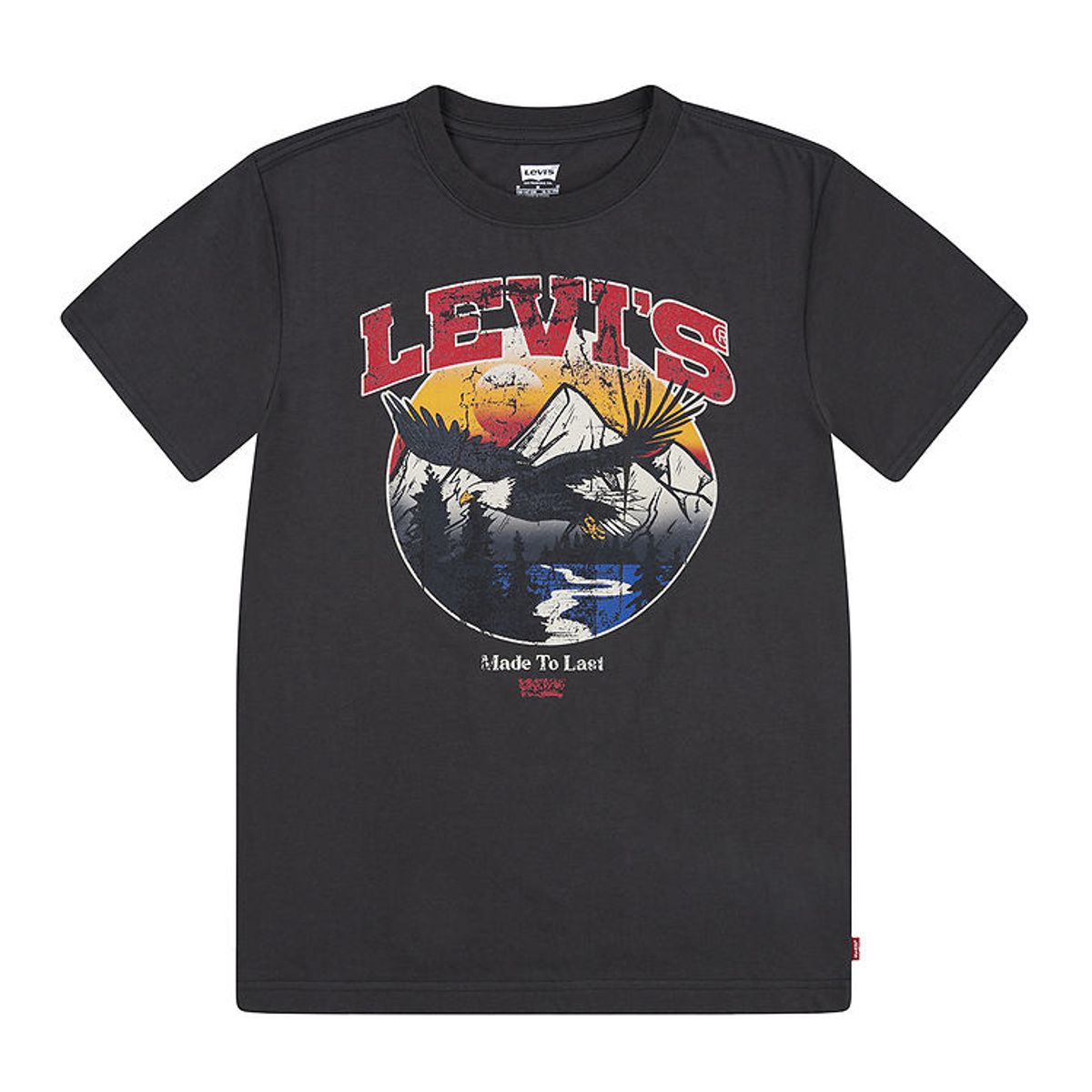 Levis T-shirt - Pirate Black m. Ørn