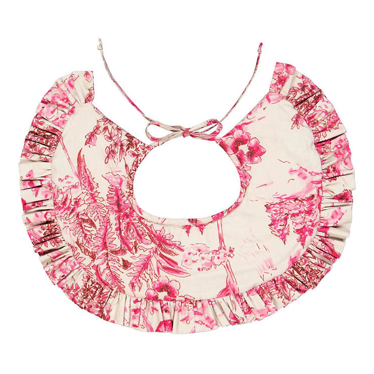 Christina Rohde Krave - Beige m. Pink Print