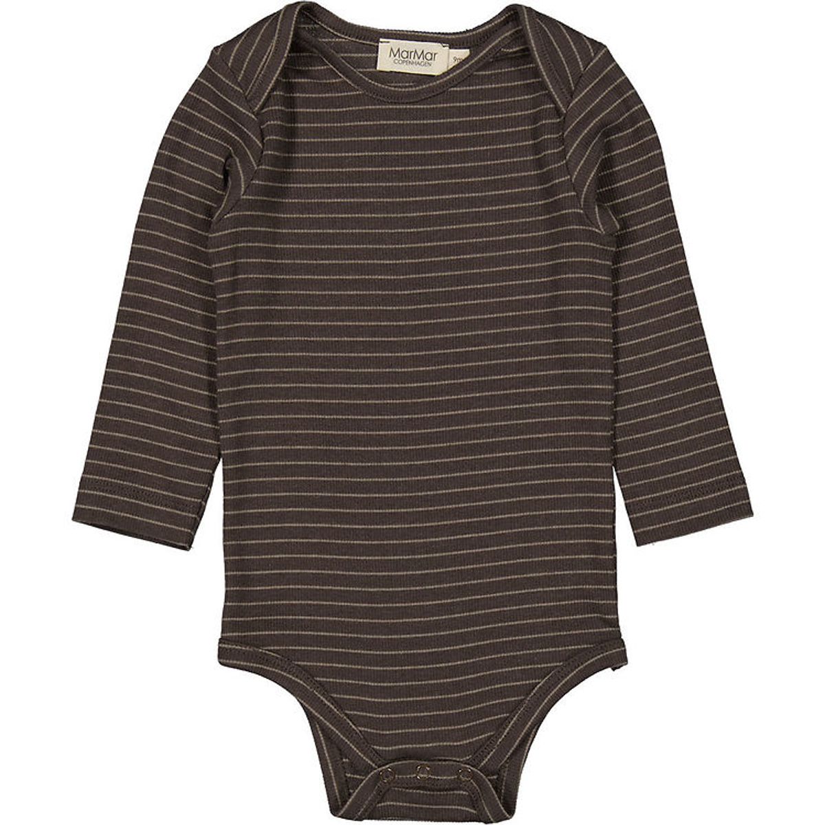 MarMar Body l/æ - Rib - Modal - Ben - Nori Green Stripe