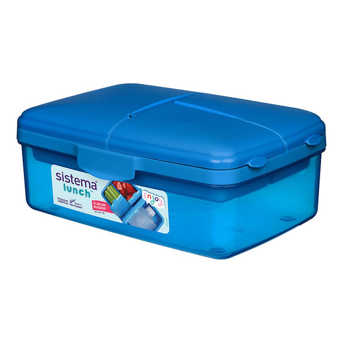 Sistema Madkasse - Slimline Quaddle - 1,5 l - Satin Sky Blue