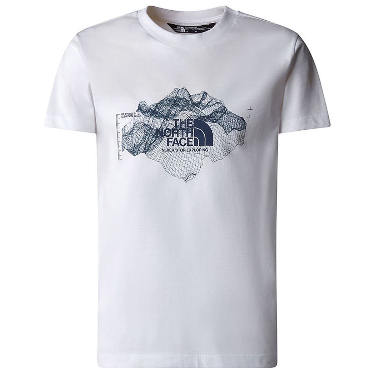 The North Face T-shirt - Topographic - Hvid