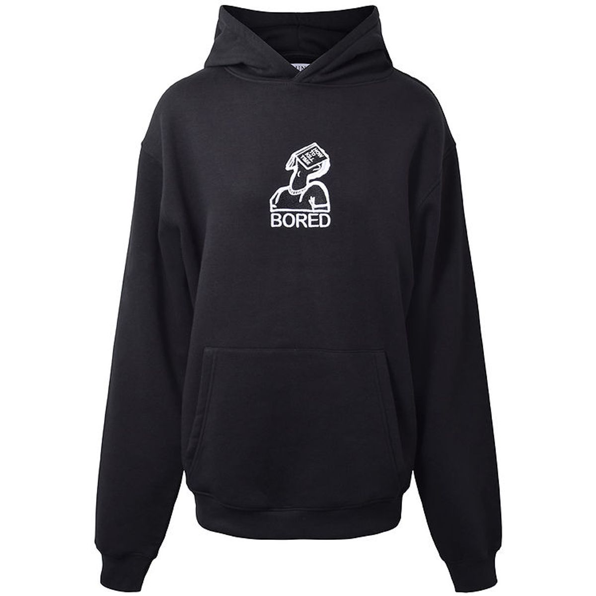 Hound Hættetrøje - Hoddie W/Embroidery - Black