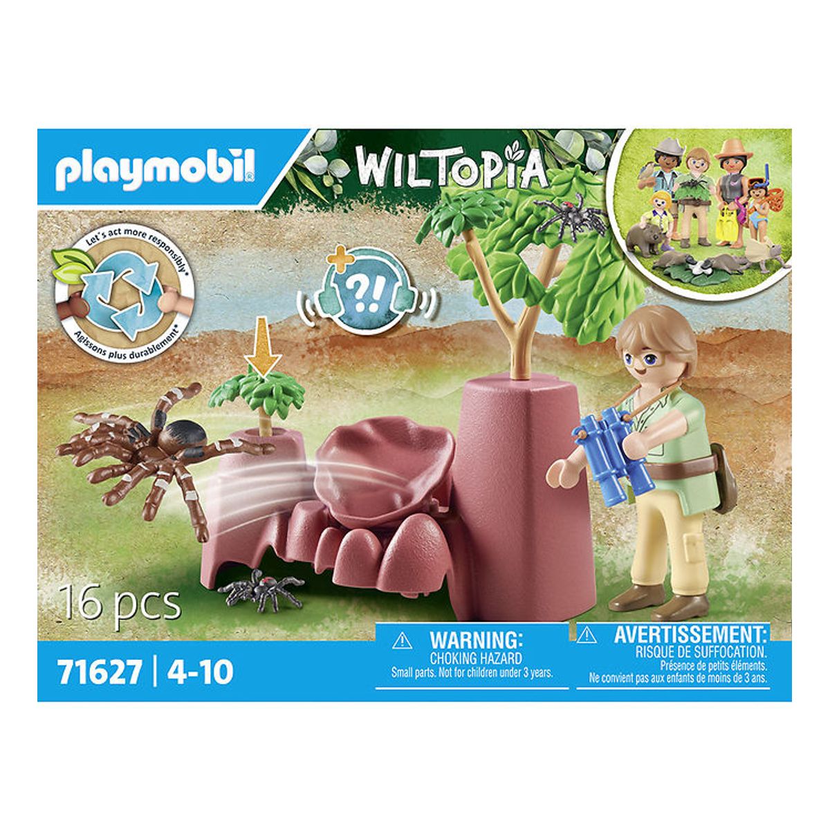 Playmobil Wiltopia - Spider Rocks - 71627 - 16 Dele