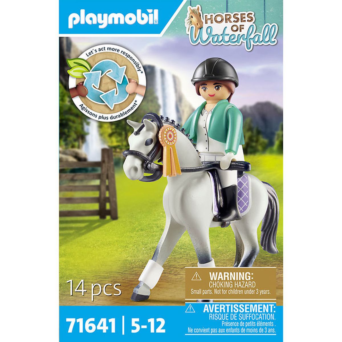 Playmobil Horses Of Waterfall - Turneringsrytter - 71641 - 14 De