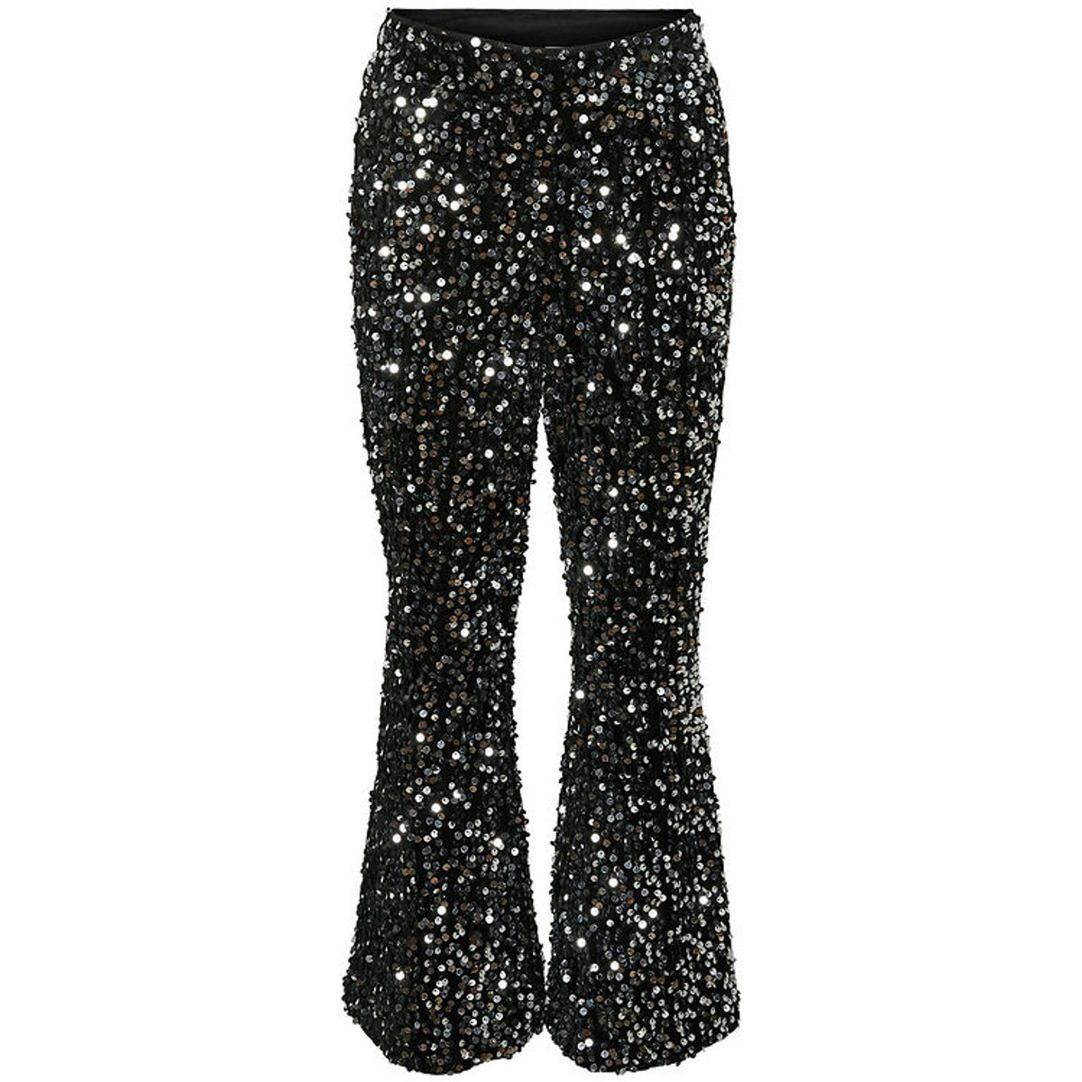 Vero Moda Girl Bukser - VmBella - Black/Silver Sequins